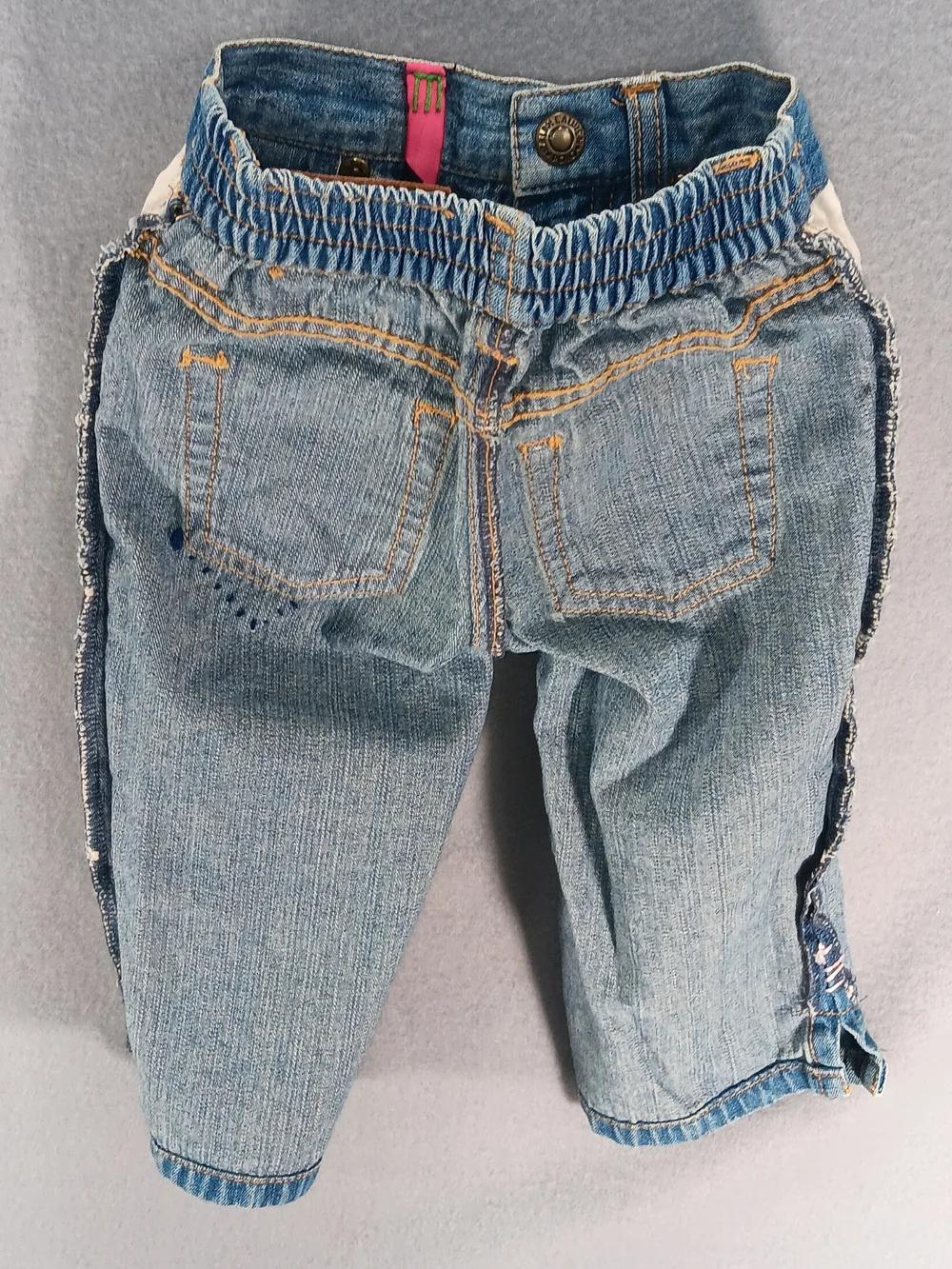 Ralph Lauren Dungarees Jeans Size 18 Months Baby Boys Girls Patches Y2K 90s Rare
